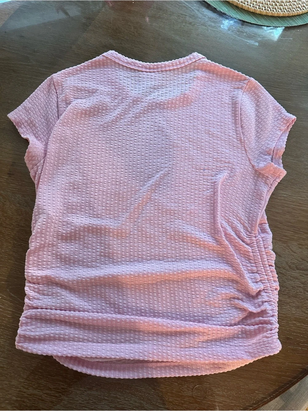abercrombie kids Pink Short-Sleeve Textured Tee